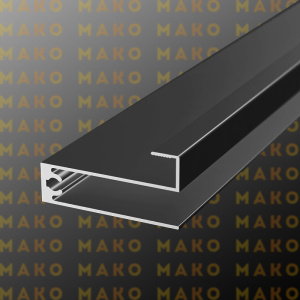 Профиль горизонтальный нижний MS225 Титан (A18)